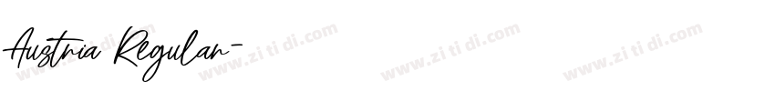 Austria Regular字体转换